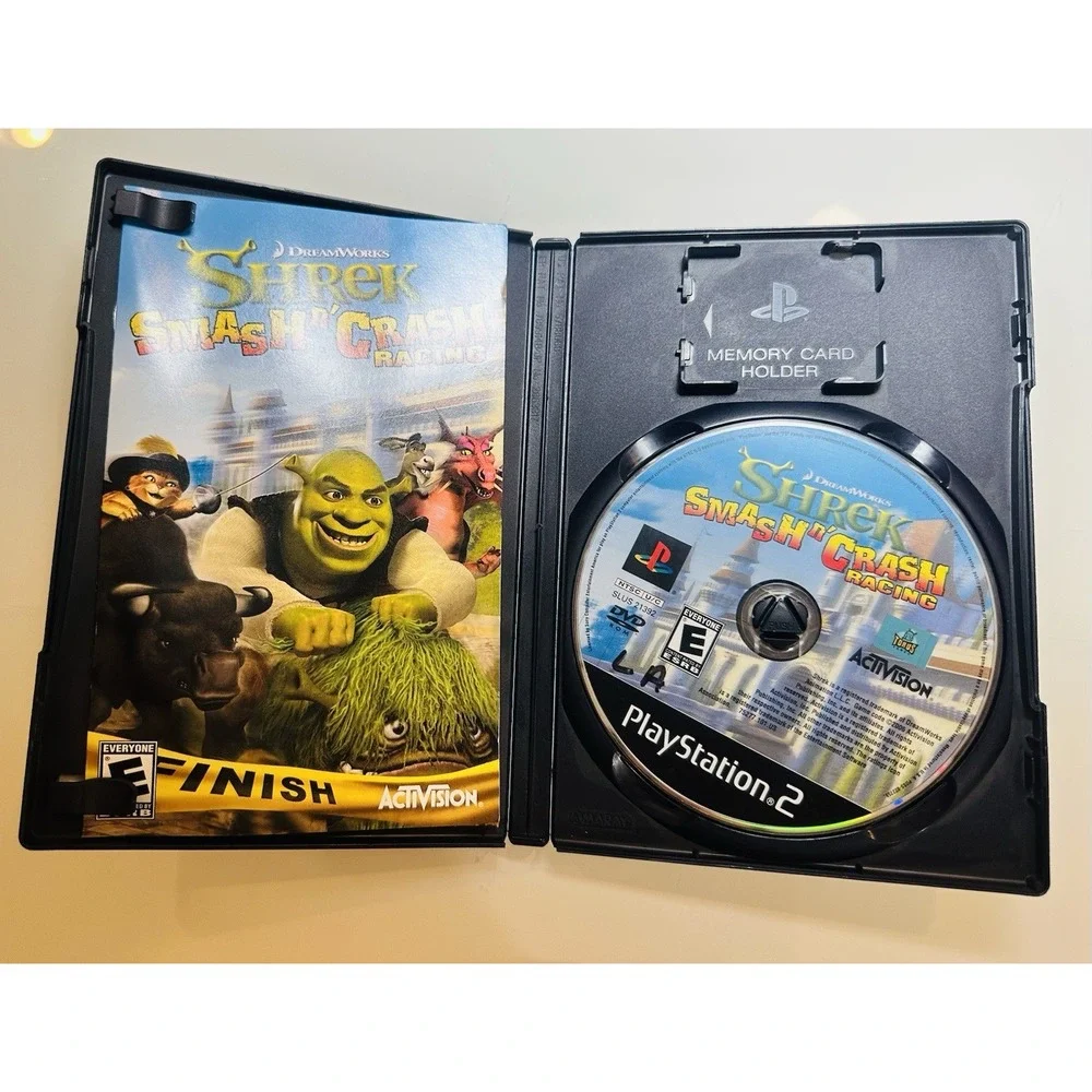 Sony PlayStation 2 LOT 4 Shrek  Finding Nemo Sonic Unleashed Harry Potter